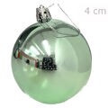 Bolas para Árvore de Natal 4 cm Candy - 10 unid Ref. NTB20152 Bolas para Árvore de Natal 6 cm - Pacote com 6uind:Verde