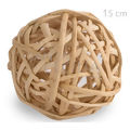 Bola de Rattan 15 cm Natural - Ref JCE-15