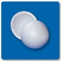 Bola de Isopor  250mm.  2 Unidades - R$25,00