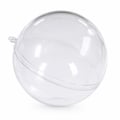 Bola de Acrílico 10cm Transparente 10 unid.