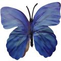 Borboleta Decorativa 10 unid. Ref. 6208 Diversas Cores Cor:Azul