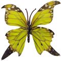 Borboleta Decorativa 10 unid. Ref. 6208 Diversas Cores Cor:Amarelo/Preto