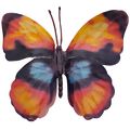 Borboleta Decorativa 10 unid. Ref. 6208 Diversas Cores Cor:Laranja/Preto/Azul
