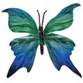 Borboleta Decorativa 10 unid. Ref. 6208 Diversas Cores Cor:Verde/Azul