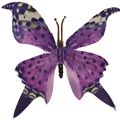 Borboleta Decorativa 10 unid. Ref. 6208 Diversas Cores Cor:Roxo/Lilas
