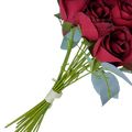 Buquê com 15 Rosas Artificiais Vermelhas Ref. A015