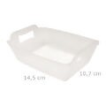 Cachepot Retangular Plástico M Cor:Transparente