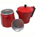 Cafeteira Italiana 300ml Ref. Cze08005 - Vermelho 