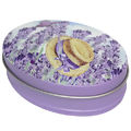 Caixa de Metal Oval - Ref. 03516 - Lavanda