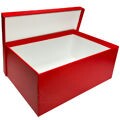 Caixa de Presente 10 unid. - Ref. 7486 Vermelha Lisa