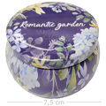Caixa de Metal Ref. 03563 - Romantic Garden - Roxa 