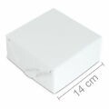 Caixa Quadrada 14 x 14 x 3,5cm - 10 unid - Branco