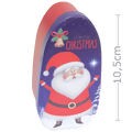 Caixa de Natal em Metal Oval 10x4cm - Ref. 3179 - Estampas Diversas