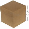 Caixa Cubo 10x10x10cm - 10 unidades - Kraft