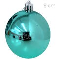 Bolas para Árvore de Natal 8 cm Candy azul  - 4 unid Ref. NTB2155