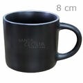 Caneca em Cerâmica 320ml Ref. MZ-60295 - Preta Fosca 