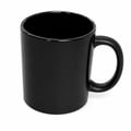 Caneca de Porcelana 350ml Cor Fosca Cores:Preto