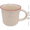 Caneca em Cerâmica 320ml Ref. MZ-60203 - Creme  