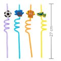 Canudo para Drinks Espiral Rigido 4unid. - Time REF. HA448
