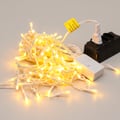 Cascata 8 Funções 100LED Branco Quente Fio Branco Ref. 3004