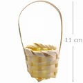Mini Cesta de Bambu com Alça Ref.IX-001 - Modelo Diversos