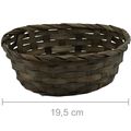 Cesta de Bambu Oval Ref. 17HJ020AB - Marrom