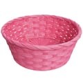 Cesta em Bambu Natural Ref. XW - 01A/B Cor:Rosa