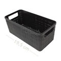 Cesto Organizador Eco Juta 19,5 cm - Ref. 754.024.003 - Preto