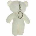 Lembrancinha de Pelúcia - Urso Branco laço Ref. F6600023