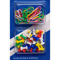 Alfinetes e Clips 70 peças - Ref. PA-35