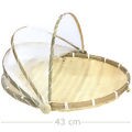 Cesto Porta Pães e Bolo Retrátil 43cm - Ref. 2342