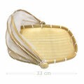 Cesto Porta Pães e Bolo Retrátil Retangular 35cm - Ref. 2934