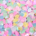 Paetê Confete 8mm - 23gr - Concha Candy Color