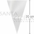 Cone 17,5 x 29,5cm - 50 unidades - Incolor