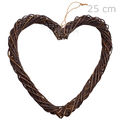 Guirlanda Coração em Rattan 25x24 Ref. YX025