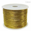 Cordão Metalizado 1,0mm - 100 m - Ouro