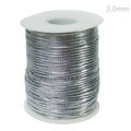 Cordão Metalizado 2,0mm - 50 m - Prata