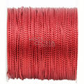 Cordão Metalizado 20m  - Vermelho 1mm  Ref. BCJT017