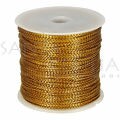 Cordão Metalizado 1 mm - 50 m - Ouro