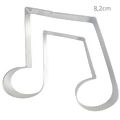 Cortador em Aço Inox Nota Musical - Ref. CA436