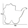 Cortador em Aço Inox Carrinho Bebê - Ref. CA69