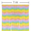 Cortina Franja 1x2m Tons Pastel Mesclada Candy Arco-íris - Ref.20-2 