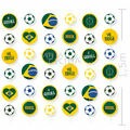 Cortina Decorativa Copa Vai Brasil 1,5 m - Ref. 23012669