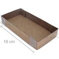 Caixa de Papel Kraft com Tampa de PVC CH-01 18x9x3 cm - 20un. 