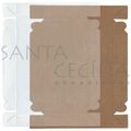 Caixa de Papel Kraft com Tampa de PVC CH-05 24x19x3 cm - 20un.