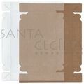 Caixa de Papel Kraft com Tampa de PVC CH-05 24x19x3 cm - 20un.