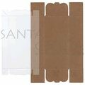 Caixa de Papel Kraft com Tampa de PVC CH-08 17x8x4,5 cm - 20un.