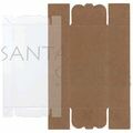 Caixa de Papel Kraft com Tampa de PVC CH-08 17x8x4,5 cm - 20un.