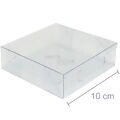 Caixa de Acetato M 02 - 10 x 10 x 3 cm - 20 unid.