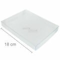 Caixa de Acetato M 04 - 18 x 14 x 2 cm - 20 unid.